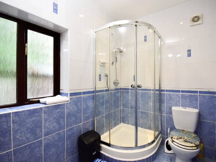 Shower room with large cubicle | South Lodge Cottage, Worthington, near Standish