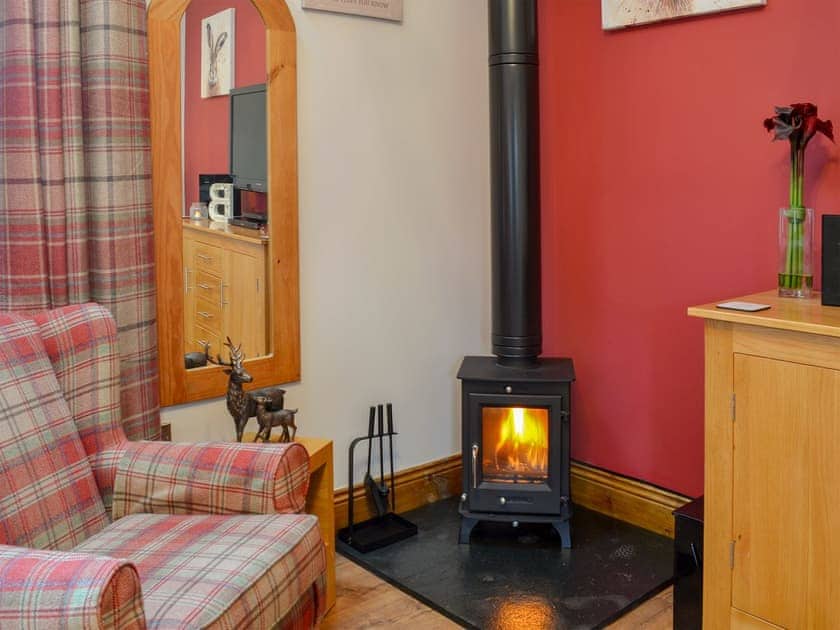 Cosy wood burner | Aysgarth Lodge, Seamer, near Scarborough