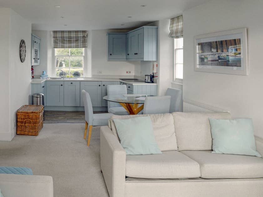 Open plan living space | Apartment 3, Charborough House, Salcombe