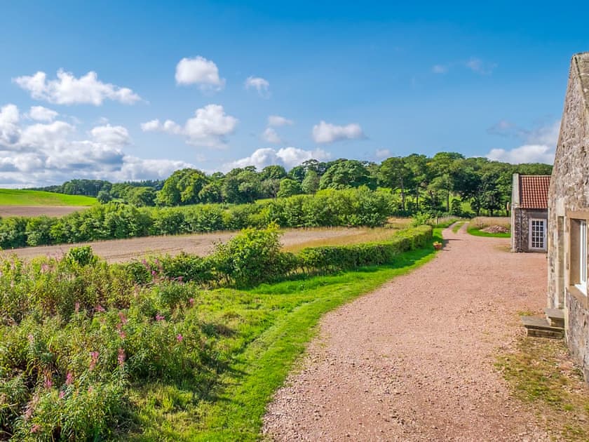 Countryside views on the doorstep | Lucklaw Steading Cottage, Balmullo, near St Andrews