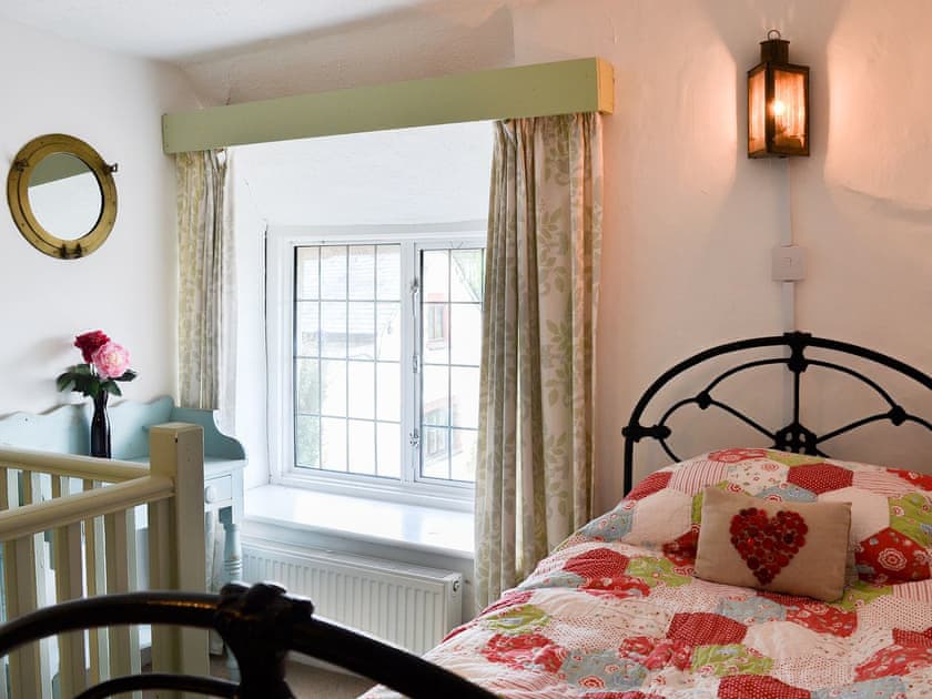 Landing area with additional single bed | West Hurscott Cottage, Hurscott, near Barnstaple