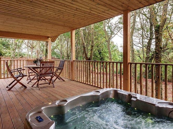 Hot tub | Willow Lodge - South View Lodges, Exeter