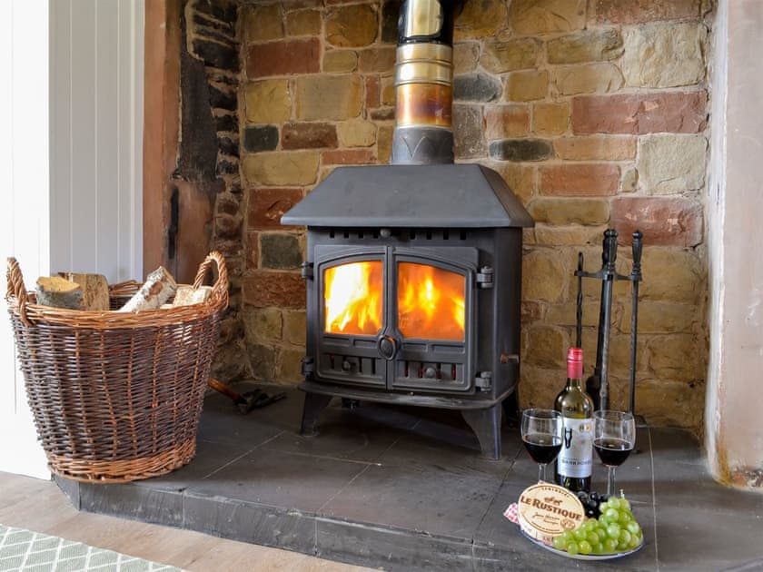 Cosy living room with wood burner | The Cottage at 1710 - The Seventeen Ten Cottages, Greenwell, near Brampton