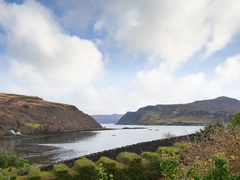 Wonderful far reaching views over Loch Portree towards Raasay | Cornucopia, Portree