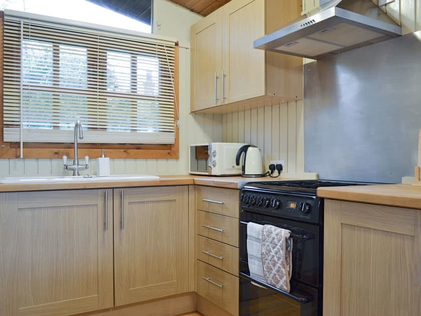 Well-equipped fitted kitchen | Pampita Lodge - Tickton Hall Cottages, Beverley