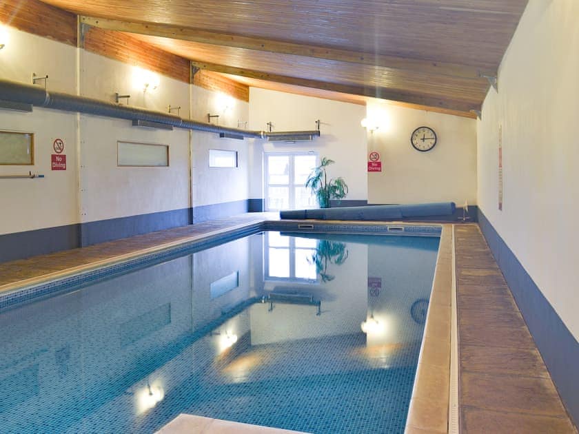 Shared facilities – indoor swimming pool | Newhouse Bar, Ipplepen, near Totnes