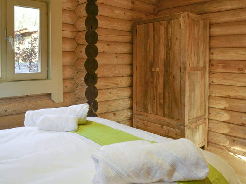 Peaceful double bedroom | Vindomora Country Lodges - Hadrian Lodge - Vindomora Country Lodges , Ebchester, near Consett