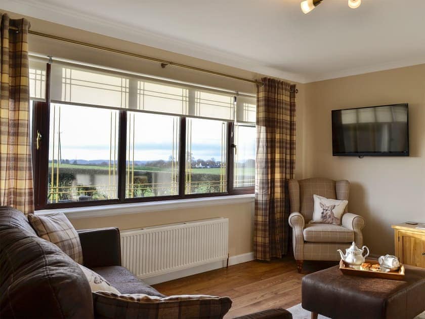 Comfortable living room with wood burner | Hillview, Gateside, near Beith