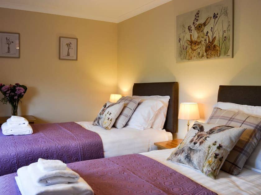 Twin bedroom | Hillview, Gateside, near Beith