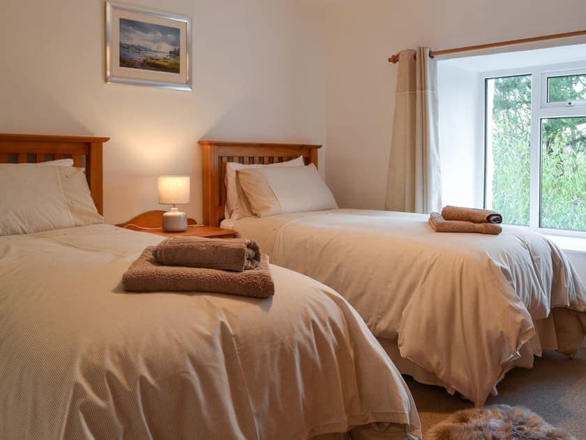Twin bedroom | Riverside Cottage, Low Nibthwaite, near Ulverston