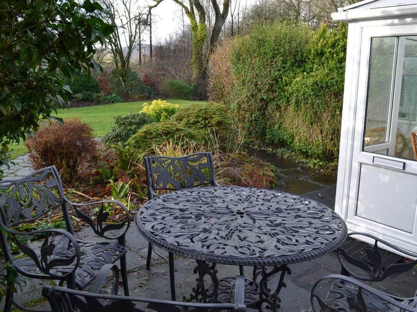 Sitting out area | Riverside Cottage, Low Nibthwaite, near Ulverston