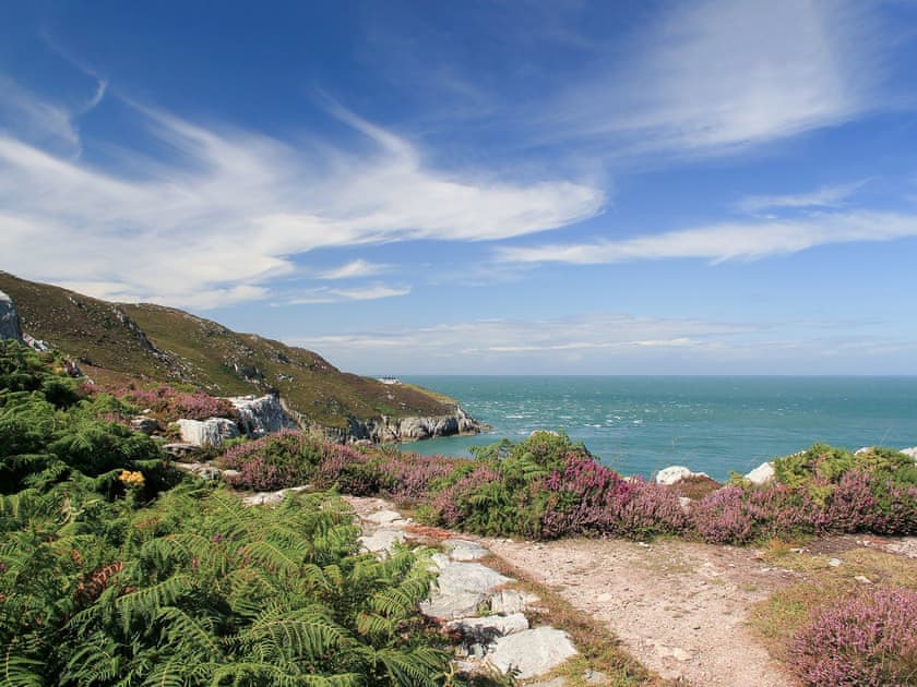Coastal Path walk to North Stack | Fferam Gorniog, Holyhead Mountain, near Trearddur Bay