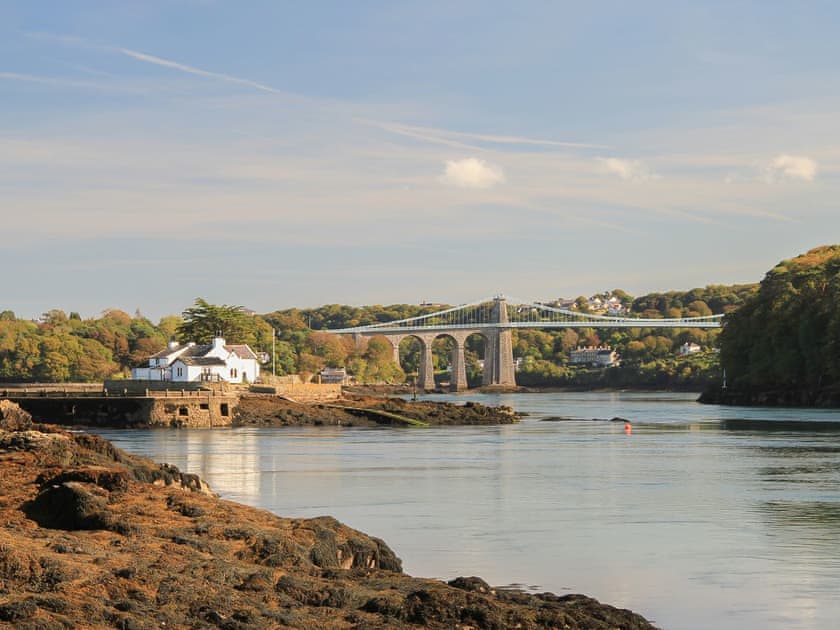 Menai Bridge - the gateway to Anglesey | Fferam Gorniog, Holyhead Mountain, near Trearddur Bay