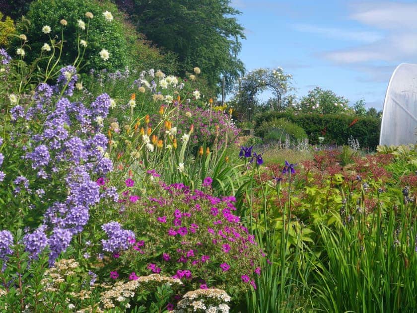 The beautiful gardens in summer | Glensaugh Lodge Apartment, Fettercairn, Laurencekirk