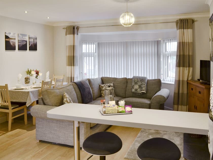 Well presented open plan living space | Hafod y Bryn, Benllech, near Llangefni