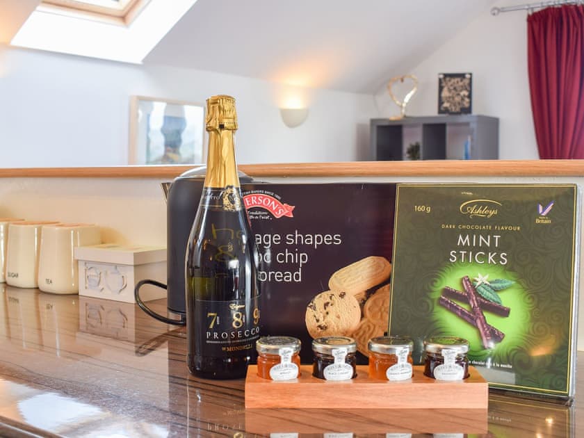 Typical welcome pack | The Plucking Barn, Llanwnnen, near Lampeter
