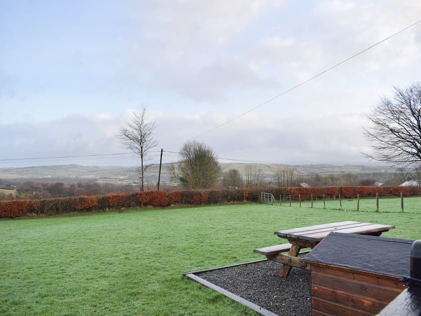 Shared dog exercising field | The Plucking Barn, Llanwnnen, near Lampeter