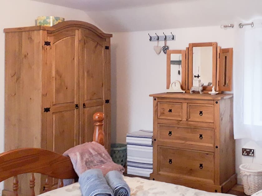 Master bedroom looking out towards National Park | Woodlands Cottage, Hook, near Haverfordwest