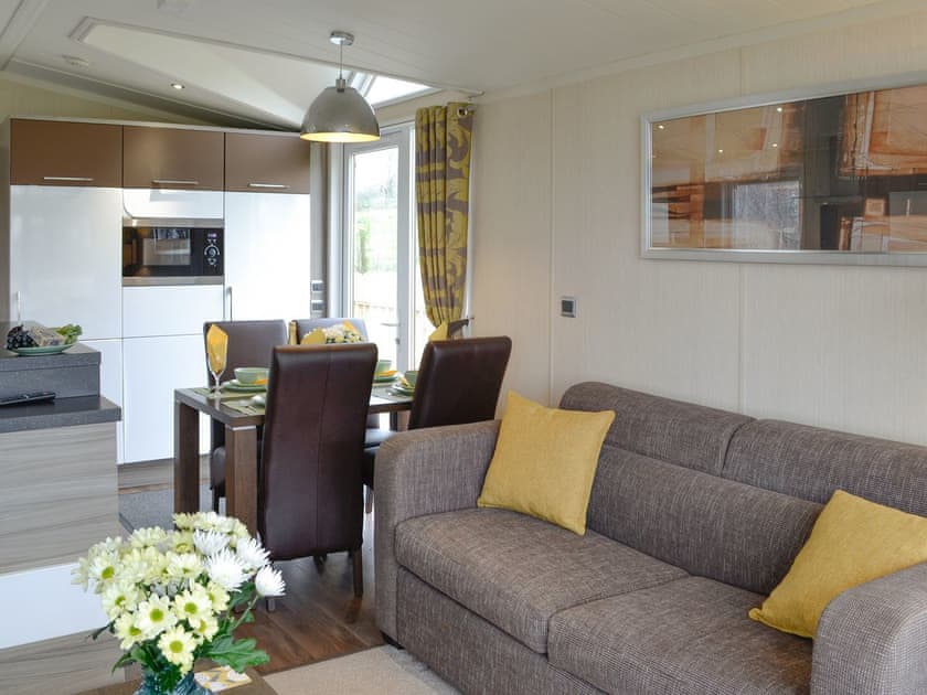 Comfortable living area | Skylark Lodge - Wallace Lane Farm Cottages, Brocklebank, near Caldbeck and Uldale