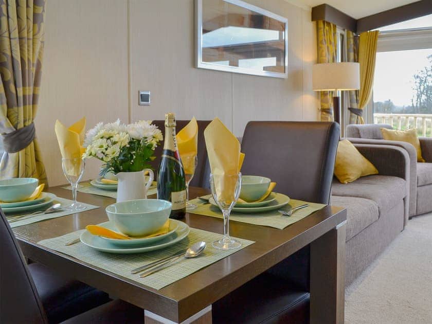 Charming dining area | Skylark Lodge - Wallace Lane Farm Cottages, Brocklebank, near Caldbeck and Uldale