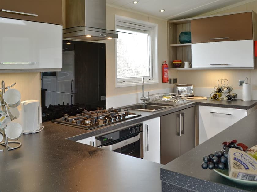 Well equipped kitchen area | Skylark Lodge - Wallace Lane Farm Cottages, Brocklebank, near Caldbeck and Uldale