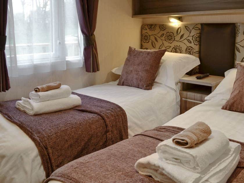 Cosy tiwn bedroom | Skylark Lodge - Wallace Lane Farm Cottages, Brocklebank, near Caldbeck and Uldale