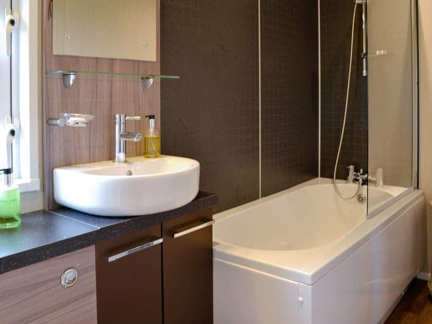 Shower room | Skylark Lodge - Wallace Lane Farm Cottages, Brocklebank, near Caldbeck and Uldale