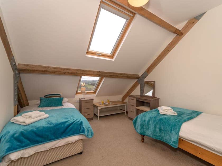 Twin bedroom | Y Beudy, Pwllglas, near Ruthin