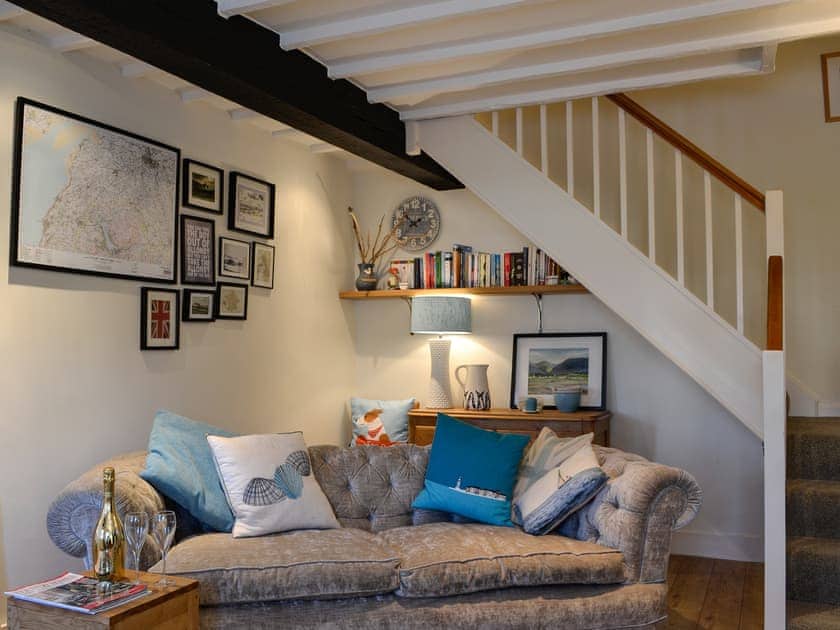 Cosy living room with wood burner | Kirkeway, Allonby, near Maryport