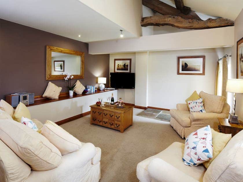 Cosy living room with wood burner | Birch Cottage - Smallshaw Cottages, Millhouse Green, near Penistone