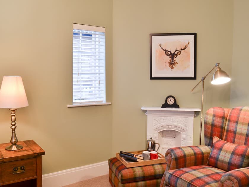 Delightful sitting area in the master bedroom | Princess Lodge, Scarborough
