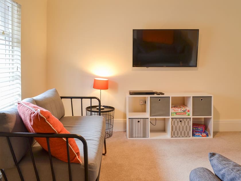 Sitting room with comfortable furniture | Princess Lodge, Scarborough
