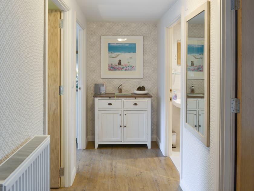 Hallway to bedrooms | Alnwick Old Brewery Apartment, Alnwick