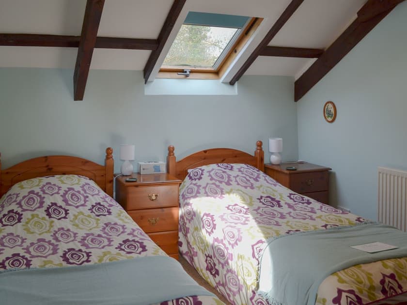 Twin bedroom | Reuben’s, Boreston, near Totnes