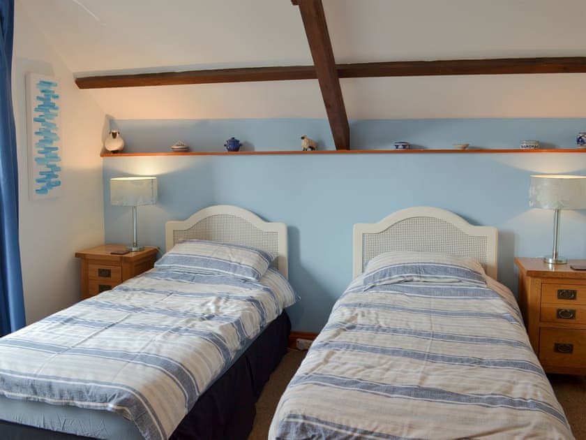 Twin bedroom | Reuben’s, Boreston, near Totnes