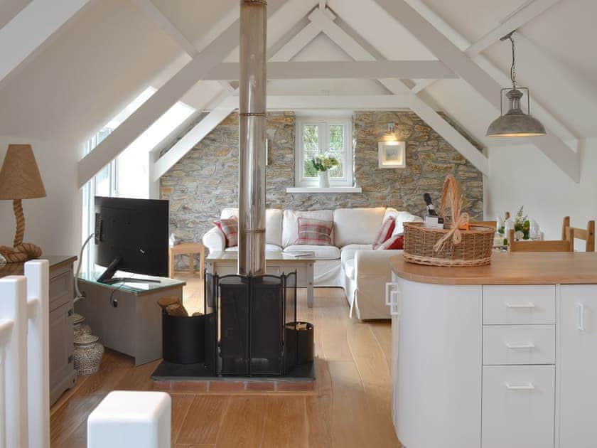 Stylish, comfortable open plan living space | Willow Barn, Polmassick, near St Austell