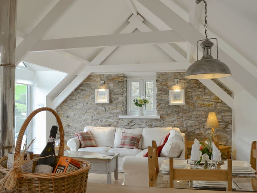 Charming open plan living space | Willow Barn, Polmassick, near St Austell