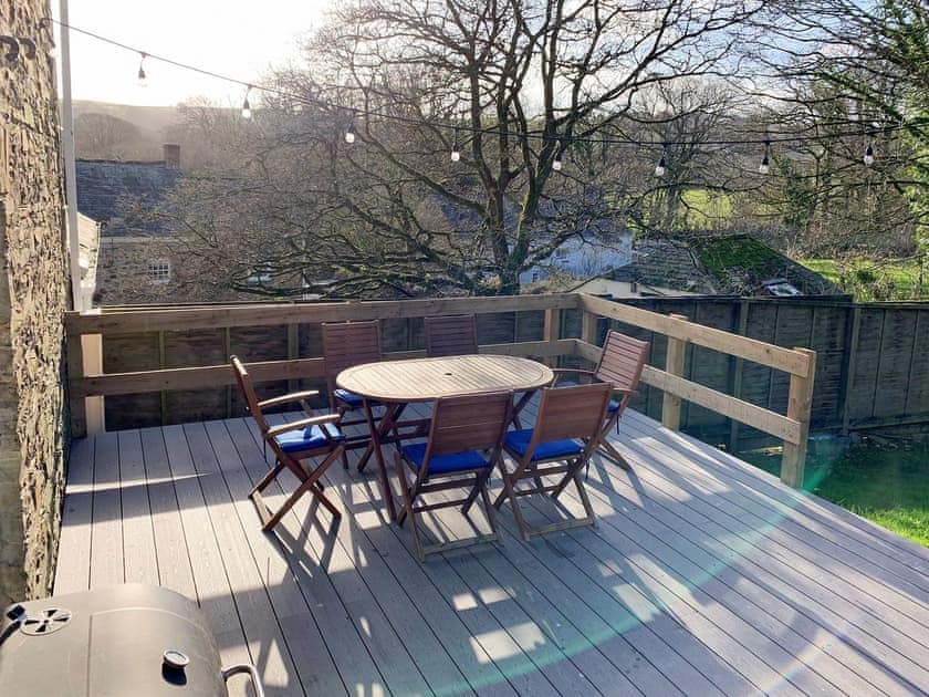 Decked area with outdoor furniture  | Rosemary Cottage, Withiel, near Bodmin