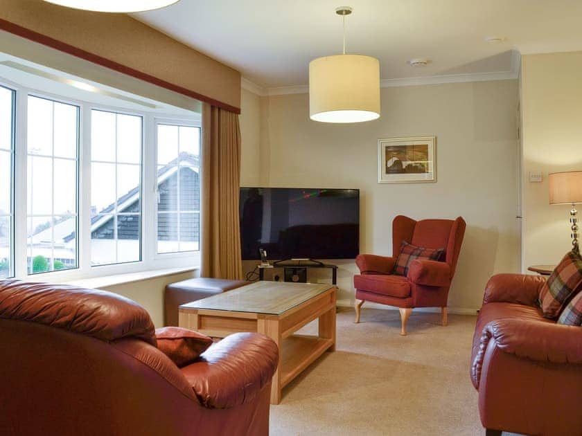 Welcoming living room | Woodland View 2 - Plas Talgarth, Pennal, near Machynlleth