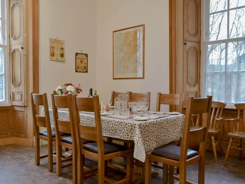 Spacious dining area within kitchen | The Factor’s House, Kilmartin Glen, near Lochgilphead