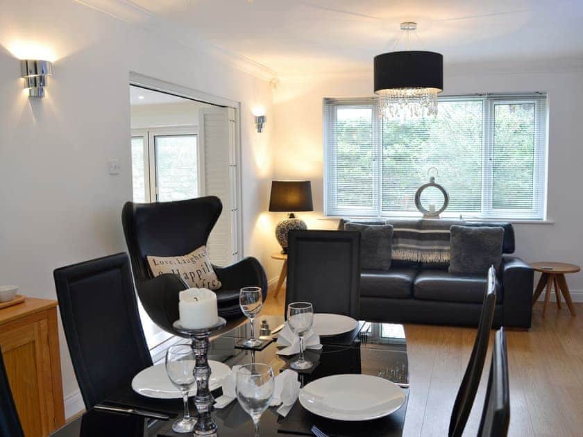 Luxurious dining room with wood burner | Dyffryn, Betws-y-Coed