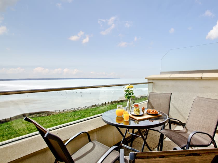 Lovely sea views from the balcony | 11 Ocean Point Penthouse - Ocean Point, Saunton