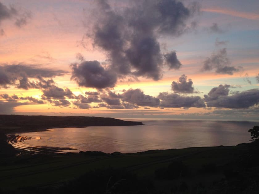 Evening over the bay | The Yorkshireman, Ravenscar, near Robin Hoods Bay