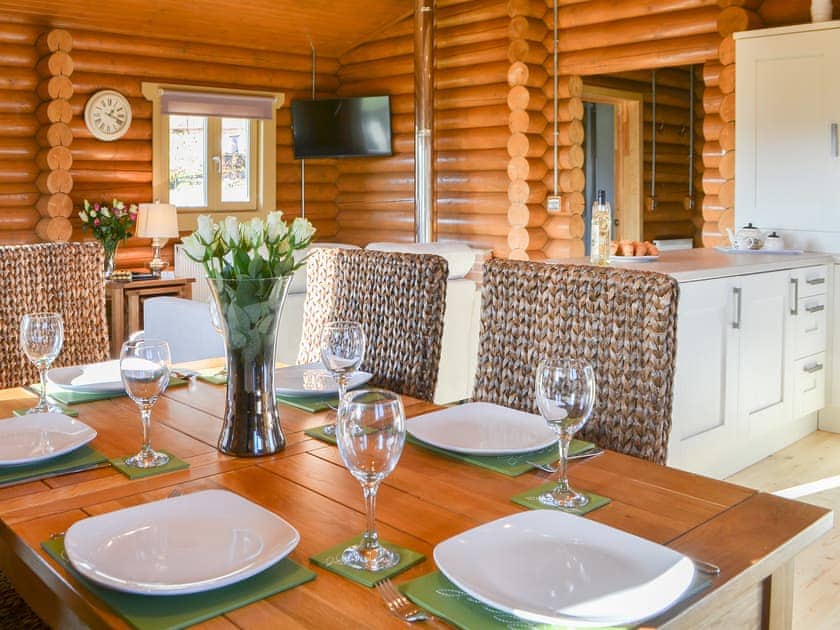 Wonderful contemporary dining area | Vindomora Country Lodges - Housesteads Lodge - Vindomora Country Lodges , Ebchester, near Consett