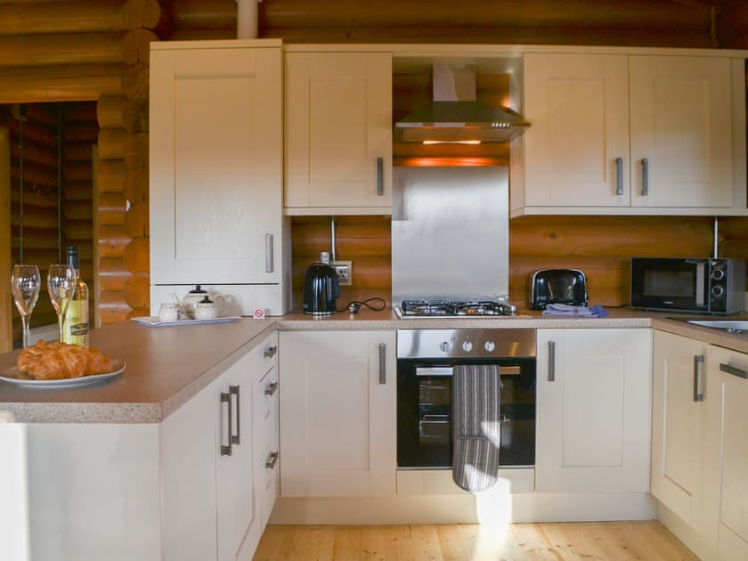 Well-equipped fitted kitchen | Vindomora Country Lodges - Vindolanda Lodge - Vindomora Country Lodges , Ebchester, near Consett