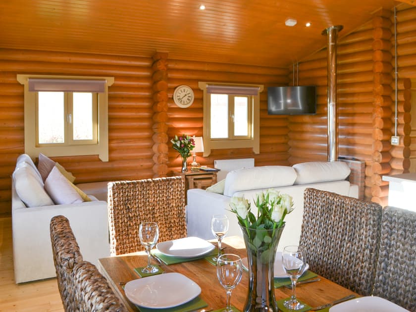 Beautiful living area | Vindomora Country Lodges - Vindolanda Lodge - Vindomora Country Lodges , Ebchester, near Consett