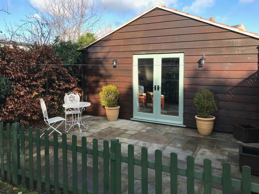 Enclosed patio area | Tiptoe, Steeple Ashton, near Trowbridge