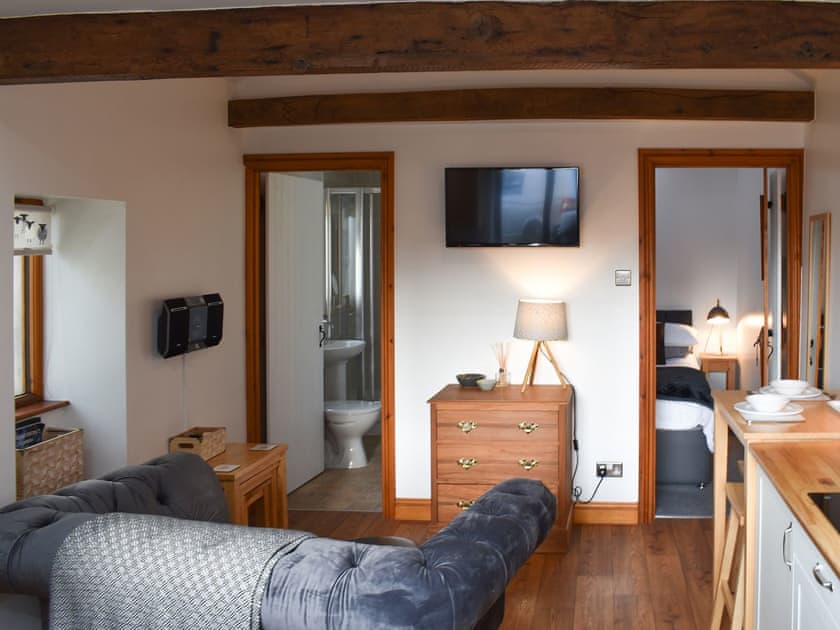 Beamed living area | Pear Tree Barn, Crooklands near Kendal