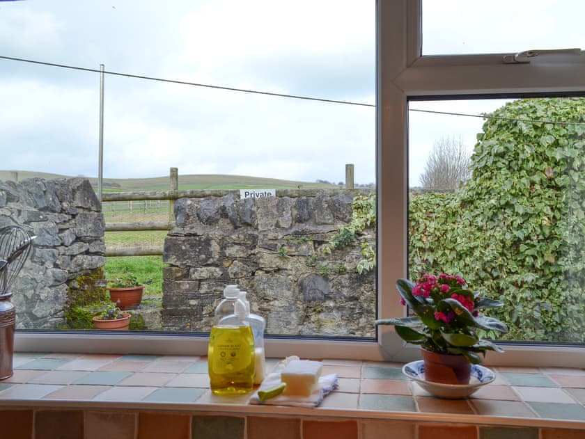 Lovely view from the kitchen window | Forest View, Peak Forest, near Buxton