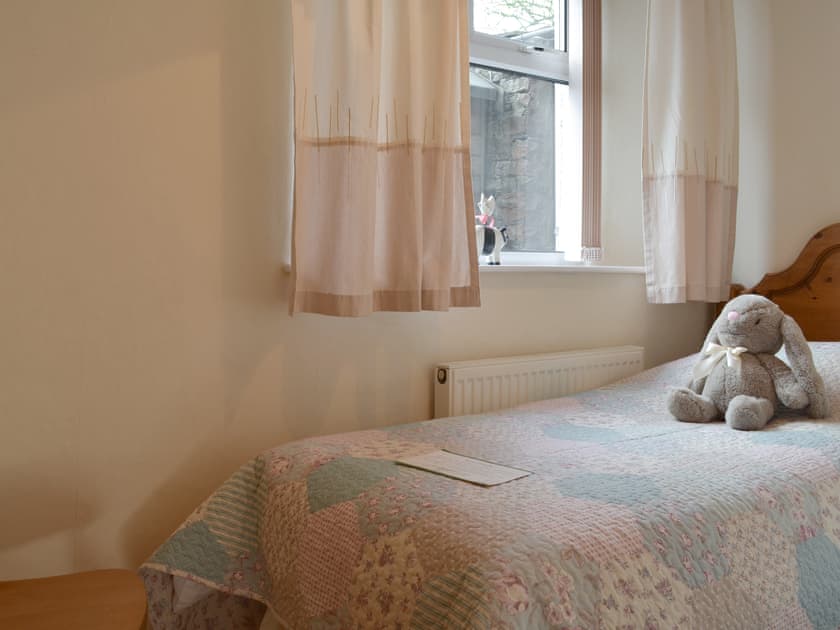 Single bedroom with small bed suitable for a child under 8  | Forest View, Peak Forest, near Buxton